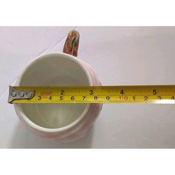 Zaccagnini Italy Pottery Roses Tea Cup & Saucer Set Made For Walter Hatches - Picture 6 of 11